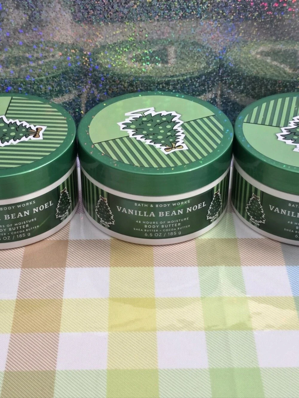 Bath & Body Works Vanilla Bean Noel Body Butter Set of 3 NEW RARE
